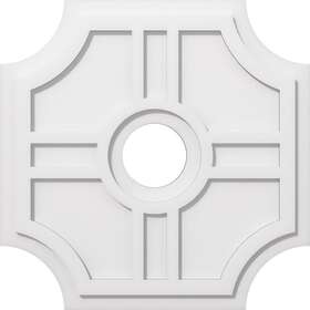 Cmp24hs-05000 Ekena Millwork 1 Inch X 8 24 5 Haus Architectural Pvc Ceiling Medallion