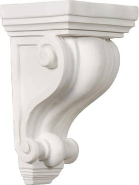 Cor04x04x07de Ekena Millwork 4-inch W X D 7 1/2-inch H Devon White