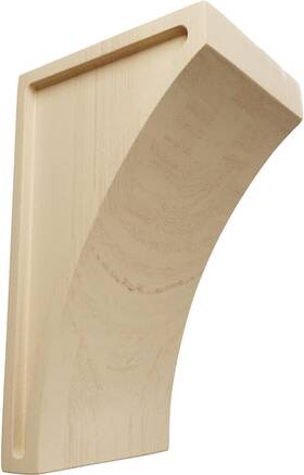 Corw03x03x06lwrw Ekena Millwork 3- Inch W X 3.5- D 6- H Rubberwood