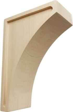 Corw03x05x08lwrw Ekena Millwork 3- Inch W X 5.5- D 8- H Rubberwood