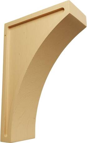 Corw03x06x10lwal-case-4 Ekena Millwork 3- Inch W X 6.5- D 10- H Alder