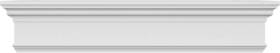 Crh07x48 Ekena Millwork 48 Inch Bottom Width X 51 1/2 Top Factory Primed White