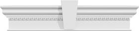 Crh12x75kf-eg Ekena Millwork Endurathane Craftsman Crosshead With Flat Keystone And Egg Dart Trim 75 Inch Bottom