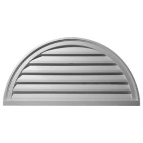 Gvhr48f Ekena Millwork Gable Vents Louvers 48 Inch X24 Lightweight Easy Install Ready Paint