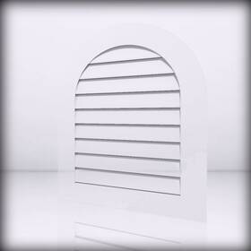 Gvprt18x3601sf Ekena Millwork - Round Top Surfa Factory Primed White 18 W X 36