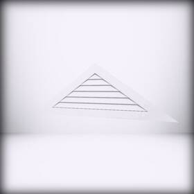 Gvptr48x1801sn Ekena Millwork - For Triangle Surface Mount Pvc Factory Primed W