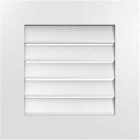 Gvpve20x2001sf Ekena Millwork Gable Vent Functional 20 Inch X20 With Standard Frame Surface Mount Pvc