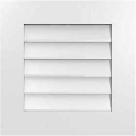 Gvpve20x2001sn Ekena Millwork Surface Mount Pvc Gable Vent 20 Inch X20 With Standard Frame In White