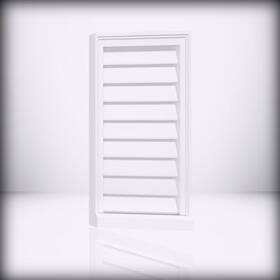 Gvpve24x3603sn Ekena Millwork - Vertical Surface Mount Gable Ven Pvc 24 W X 36
