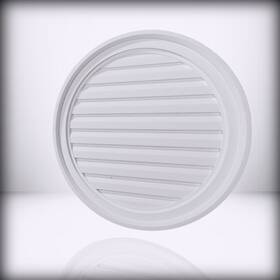 Gvro22d Ekena Millwork - 22 W X H 1 1/4p Round Gable Vent Louver Non-functional