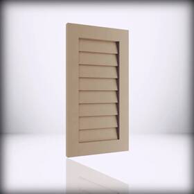 Gvurve12x12dsmpr Ekena Millwork - Timberthane Rustic S Tan 12 Wx 27 H Inch