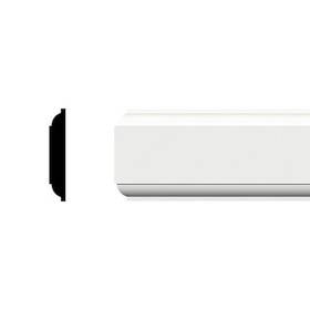 Mld01x00x96pbswpv Ekena Millwork 1 1/4 Inch H X P 96 L Parting Bead Pvc