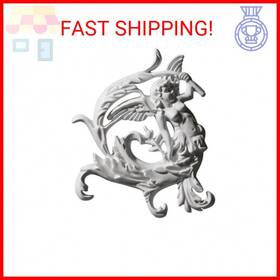 Onl08x08x01an-l Ekena Millwork 8 1/4 Inch W X 5/8 H 7/8 P Angel Leaf Onlay Left