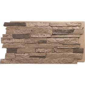 Pnu24x48alsr Ekena Millwork 49 Inch Wx25.50 Hx1.25 Dstonewall Faux Stone Siding Panel Smokey Ridge