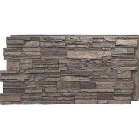 Pnu24x48cacr Ekena Millwork Faux Stone Siding 48.625 Inch X 24.75 Flats Composite Cascade River