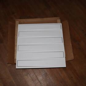 Wp20x20kywh Ekena Millwork 10-pk Keyes Endurawall Decorative 3d Wall Panel 19-5/8 W X H