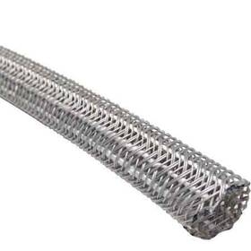 Bs-j-scw-125-25-gy Electriduct Hook Self Closing Braided Wrap Sleeving- 1.25 Inch X