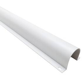 Sr-wg-200-5-1-wt Electriduct Plastic Flanged Wire Guard- 2 Inch X 5ft- White