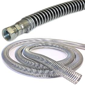 Wl-j-sg-050-10 Electriduct 1/2 Inch Steel Spring Guard Flexible 13mm / 0.51 - 10 Feet Black