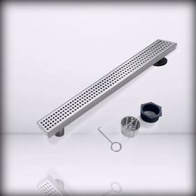 Acp-hp-36in Elefloom Offset - For Linear Shower Drain 36 Inch With Re Brushed