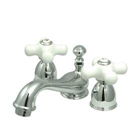 Es3951px Elements Of Design Widespread Lavatory Faucet With Porcelain Cross Handle Mi
