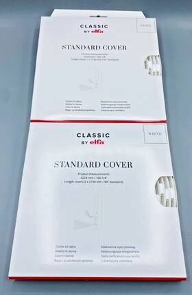 Elfa 315494274107 Classic By Standard Cover Home Shelf Accessories White 2 Pack