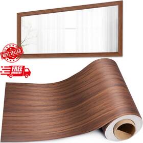 Ls241065 Elitekwell Mirror Frame Border 32ft Bathroom Wood Grain Wallpapers Decorative Tape Trim Sti