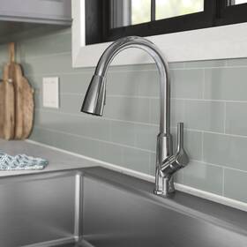 Lk1410cr Elkay Lk1410 Everyday 1.8 Gpm Single Hole Kitchen Faucet - Includes Escutcheo