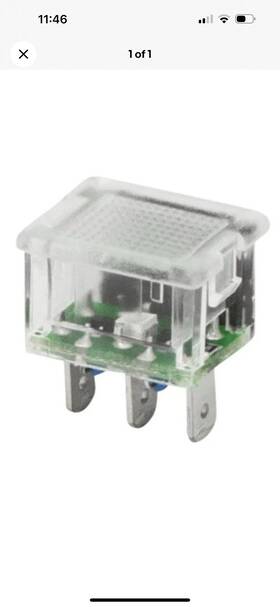 Uss-11 Elko Green Led Signal Light Dual Voltage 24vac/dc Or 230vac