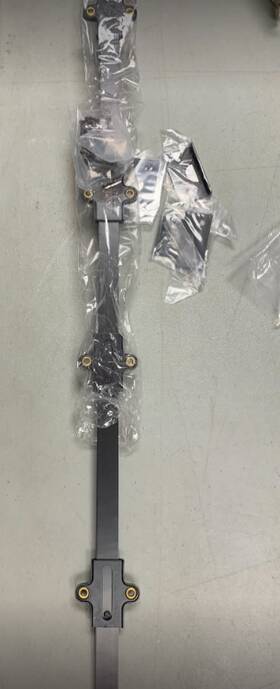 8514us10b Emtek 8514 24 Inch Surface Bolt With 3 Strikes And Screws Oil Rubbed Bronze