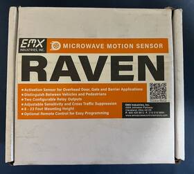 Emx-5415-2 Emx Raven Microwave Motion Sensor With Two Relay Outputs Automatic Doors