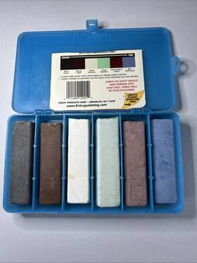 Enkay 011499149125 - Jewelers Polishing Compound Kit 6 Pc. U.s. Made In Original Case