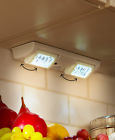 Epfreclege General Adjustable Motion Sensor Lights White No Wiring Required