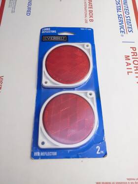 1003 Everbilt 030699311354 Red Combo Reflectors With Adhesive Or Fastener Mounting
