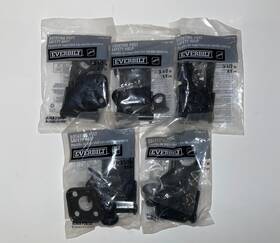 20394 Everbilt 3-1/2 Inch Black Rotating Post Safety Hasp Lot Of 5