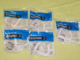 792-977 Everbilt Coat And Hat Hook White Finish 792 977 Lot Of 5 New