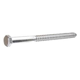 801610 Everbilt Lag Screws Hex Head Zinc Plated 3/8 X 6 In Wood Bolts 25 Pack Heavy Duty Fasten