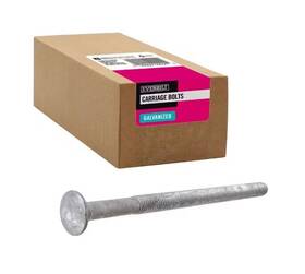 803630 Everbilt 1/2 Inch -13 X 8 Galvanized Carriage Bolt 25-pack