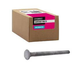 806210 Everbilt 1/2 Inch -13 X 7 Galvanized Carriage Bolt 25-pack
