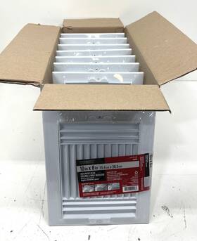 Rgc108rhd Everbilt Lot Of 8 10 Inch X Plastic Ceiling Register 3 Way New