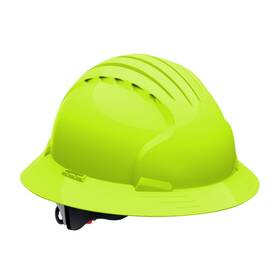280-ev6161v-ly Evolution Deluxe 6161 280-ev6161-10 Full Brim Hard Hat With Hdpe Shell