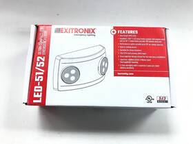 Led-52-wh-g2 Exitronix Led -51/52 Ultra Compact Emergency Light. Led-52-wh. New