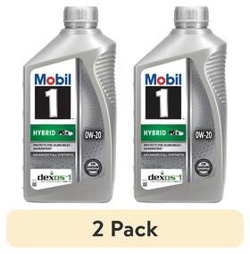 Exxonmobil 127213 2 Pack Mobil 1 Hybrid 0w-20 Advanced Full Synthetic Motor Oil Quart