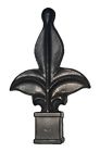 F-fdl-12-10ct Address America Fleur De Lis Polypropylene Black Finial 744890935591
