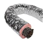 F6ifd4x144 Master Flow Insulated Flexible Duct Silver Jacket 050206031445