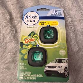Febreeze 030772011096 Car Vent Deodorizer Clip Febreze Gain Scent 2-ct