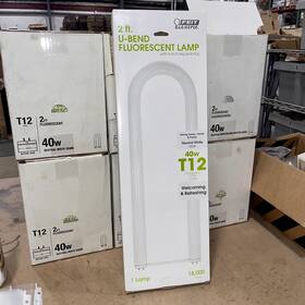 Feit Electric 017801920390 40-watt 2 Ft T12 G13 Linear U-bend Tube Light Bulb 3500k 6-pack