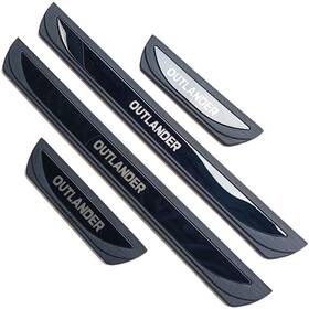 B0d761mmkl Feoyds Stainless Door Sill Protector Kick Plate Entry Guard Kit For Mitsubishi