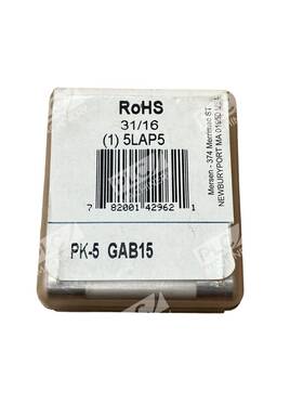 5lap5 Ferraz-shawmut 013038315305 Mersen Gab15 Rohs 31/16 Pack Of 5