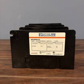 Mpdb69143 Ferraz-shawmut Pdb 620a 3-pole 2 Holes In 350-#6 12 Out #4-14